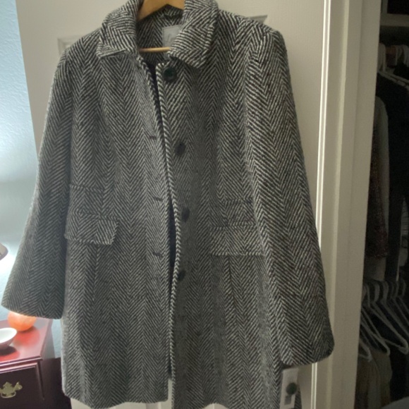 Larry Levine Wool Coat - Picture 2 of 2